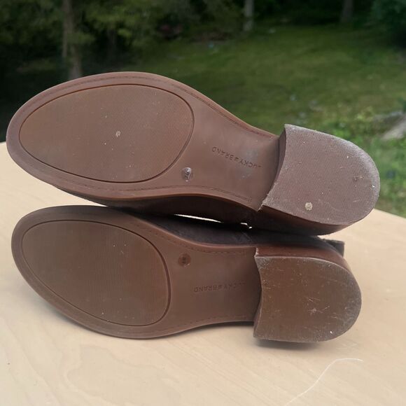 Lucky Brand Pogan Suede Leather Ankle Boots Brown Size 8 - Picture 11 of 11